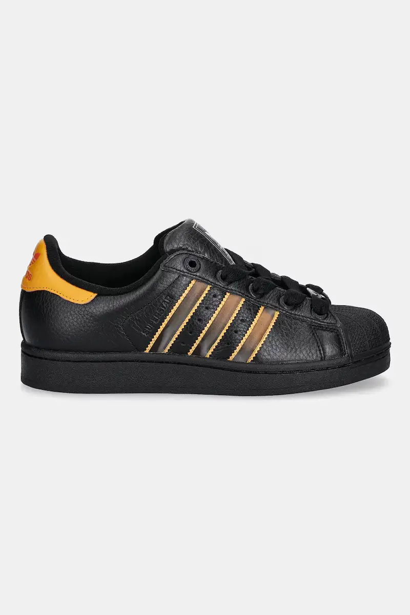 sneakers in pelle Superstar II Nero miniatura 2