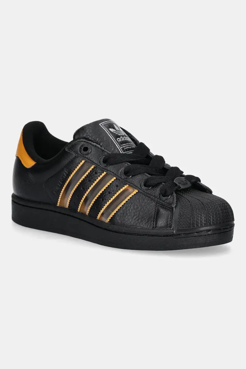 sneakers in pelle Superstar II Nero