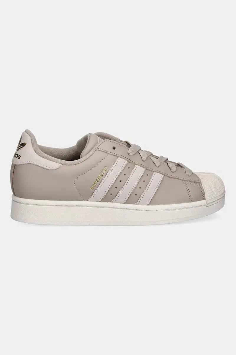 sneakers in pelle Superstar II W donna colore beige HQ4918 miniatura 2