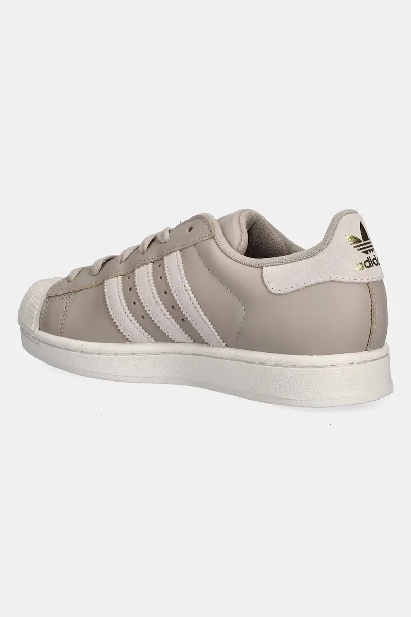sneakers in pelle Superstar II W donna colore beige HQ4918 miniatura 3
