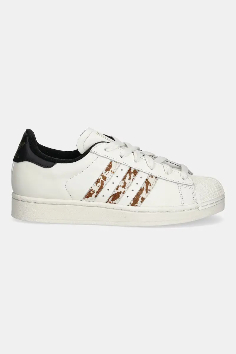 sneakers in pelle Superstar II W donna colore beige JQ6473 miniatura 2