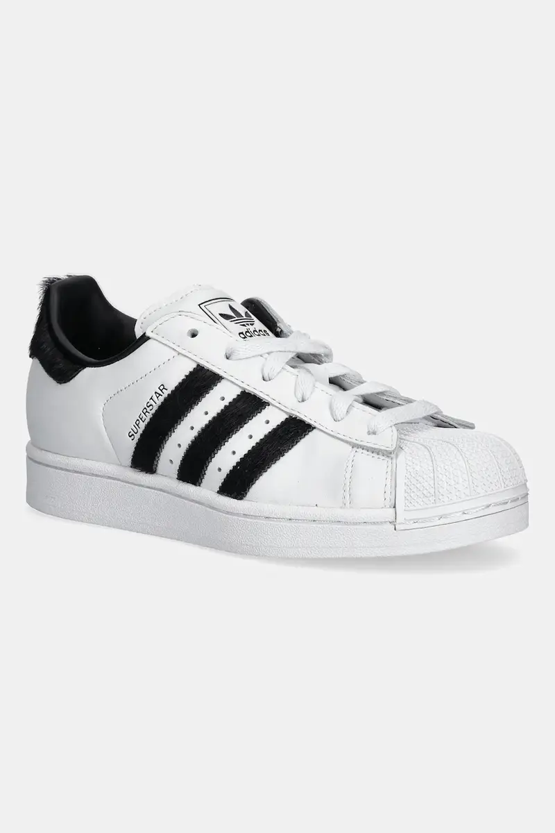 sneakers in pelle Superstar II W donna colore bianco JH7052