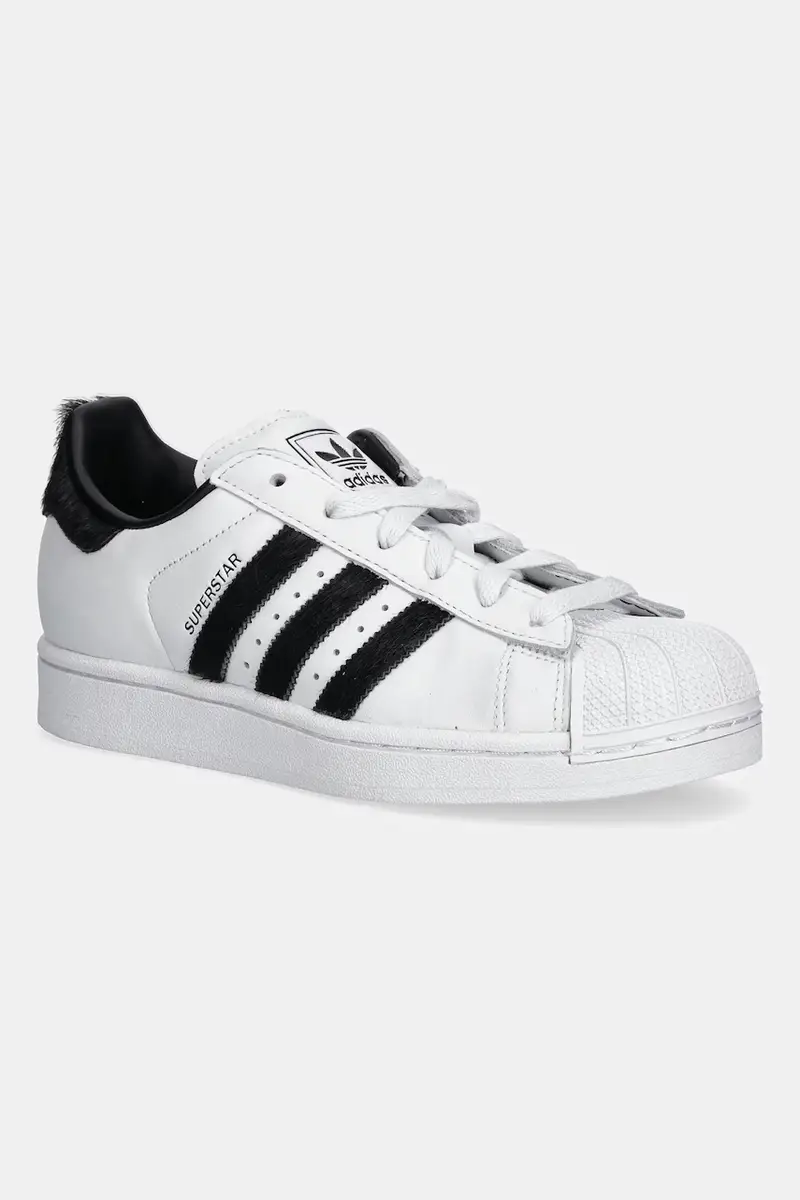 sneakers in pelle Superstar II W donna colore bianco JH7052