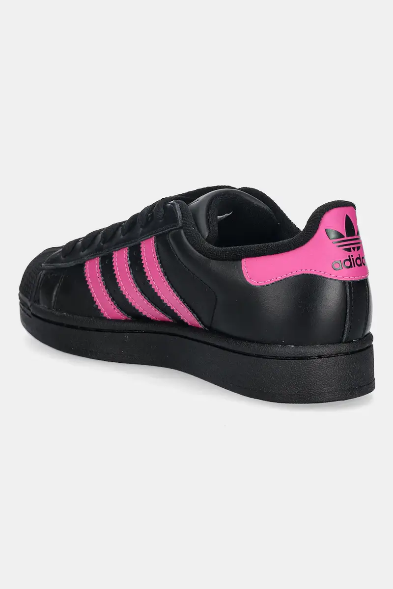 sneakers in pelle Superstar II W donna colore nero JS1339 miniatura 3