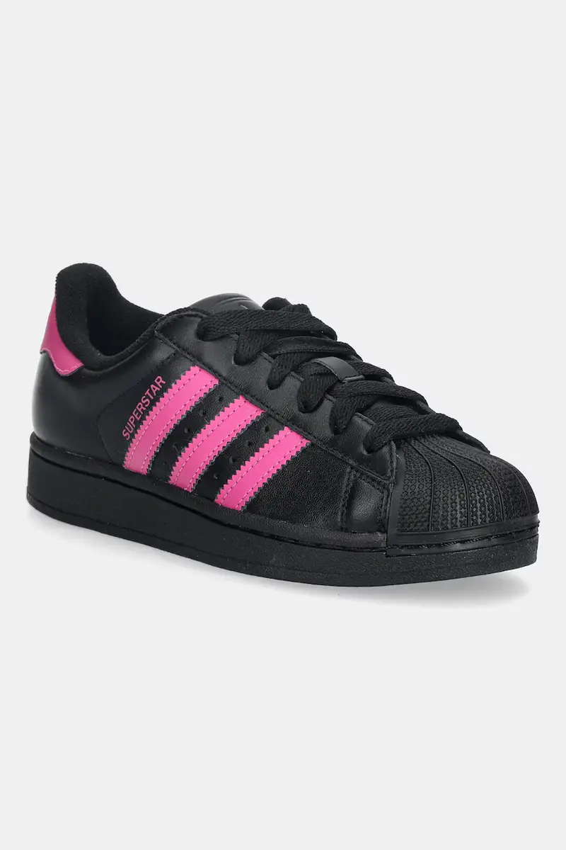 sneakers in pelle Superstar II W donna colore nero JS1339