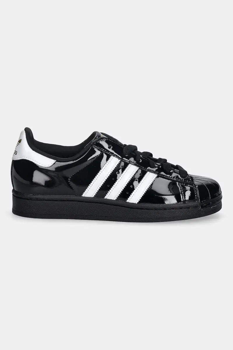 sneakers in pelle Superstar II W donna colore nero JS4009 miniatura 2