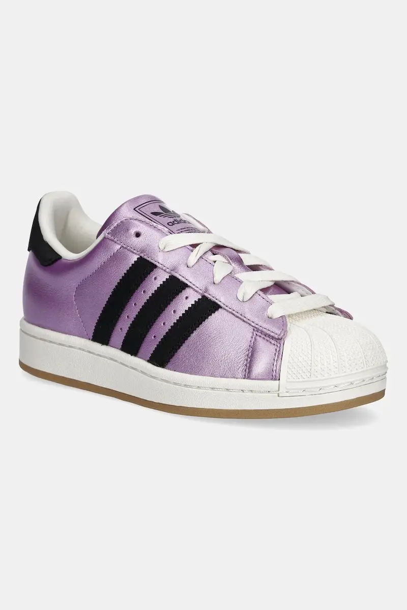 sneakers in pelle Superstar II W donna colore violetto JS4008