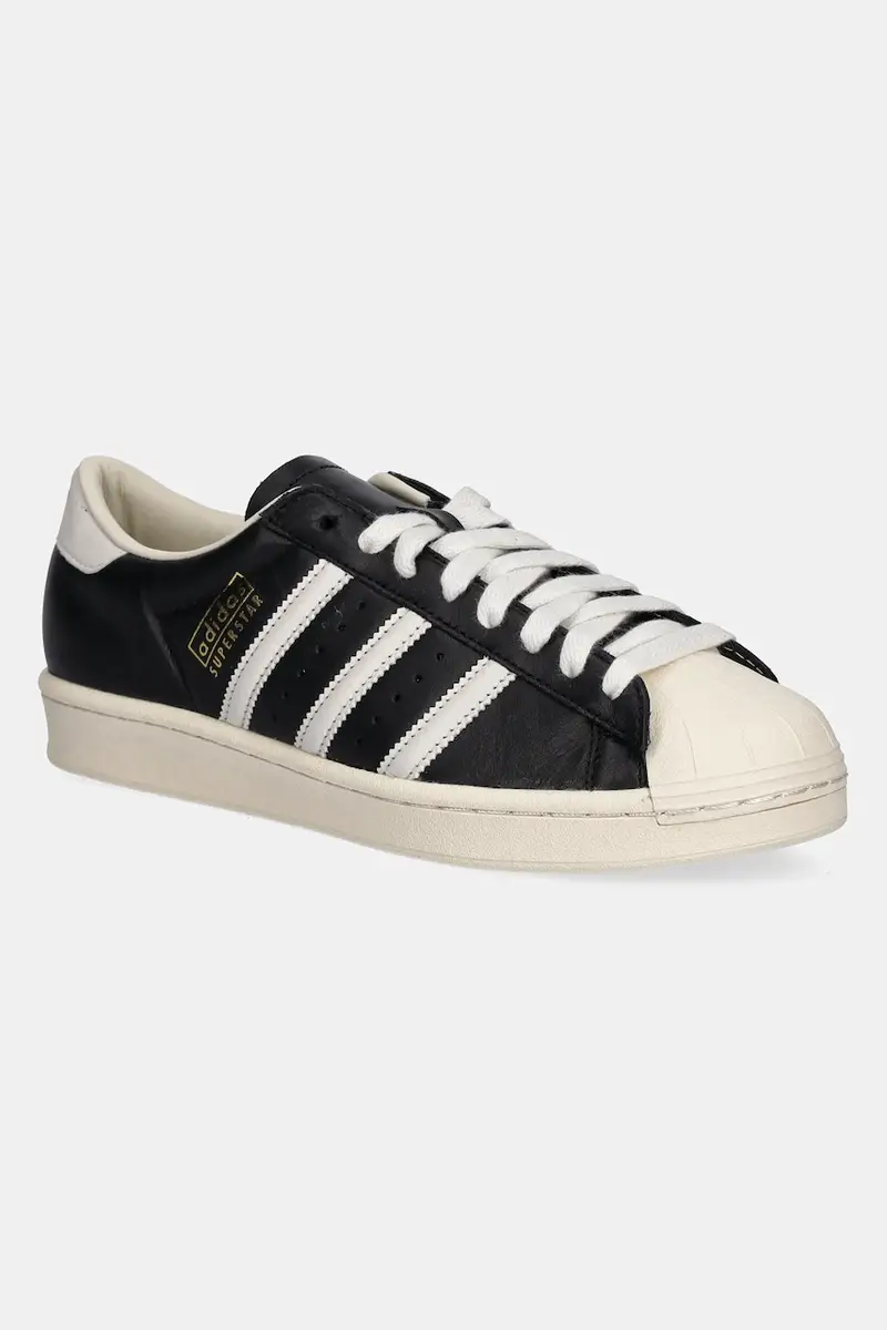 sneakers in pelle Superstar Vintage colore nero JQ3255