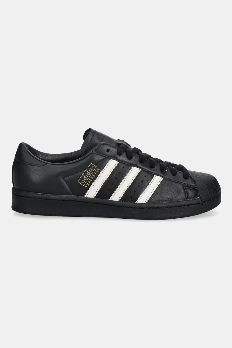 sneakers in pelle Superstar Vintage Nero miniatura 2