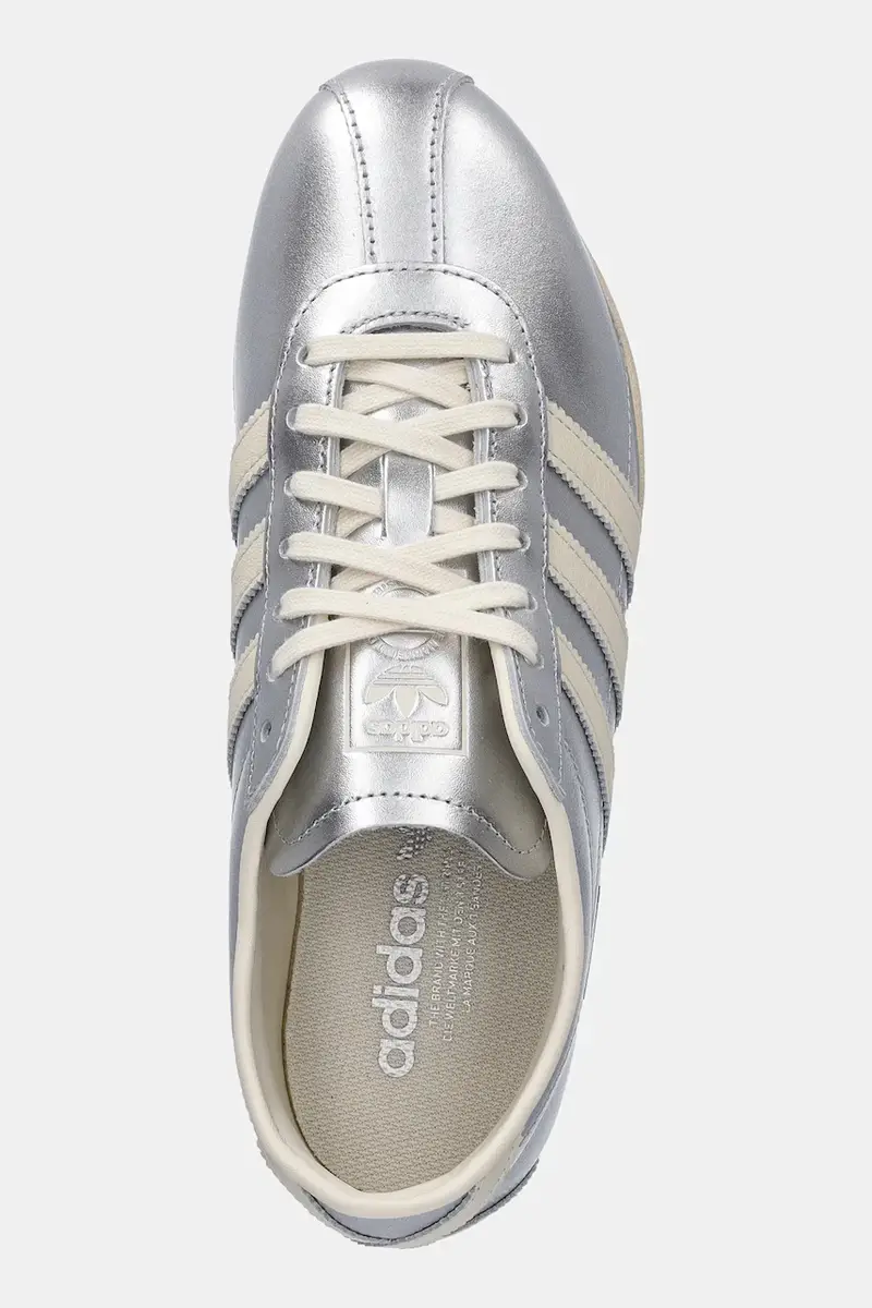 sneakers in pelle Tokyo W donna colore argento JQ0593 miniatura 4