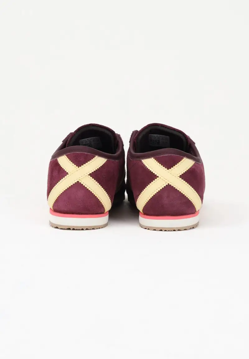 Sneakers Italia anni 70 bordeaux per uomo e donna miniatura 2