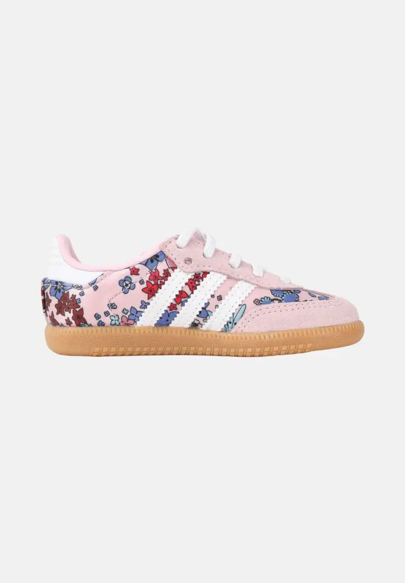 Sneakers LIBERTY LONDON SAMBA OG COMFORT CLOSURE ELASTIC LACE rosa da neonato miniatura 3