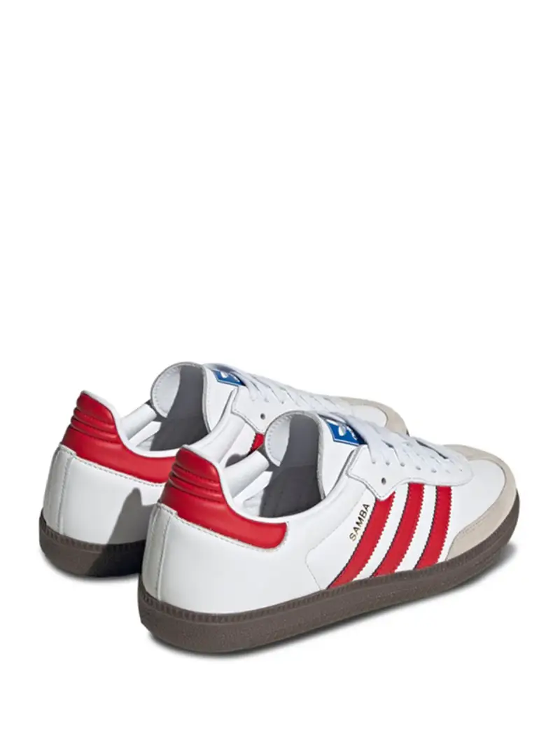 Adidas Originals Sneakers Samba bianche e rosse miniatura 2