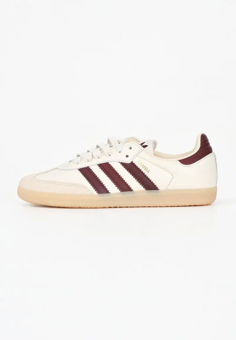 Sneakers Samba OG beige e bordeaux per uomo e donna
