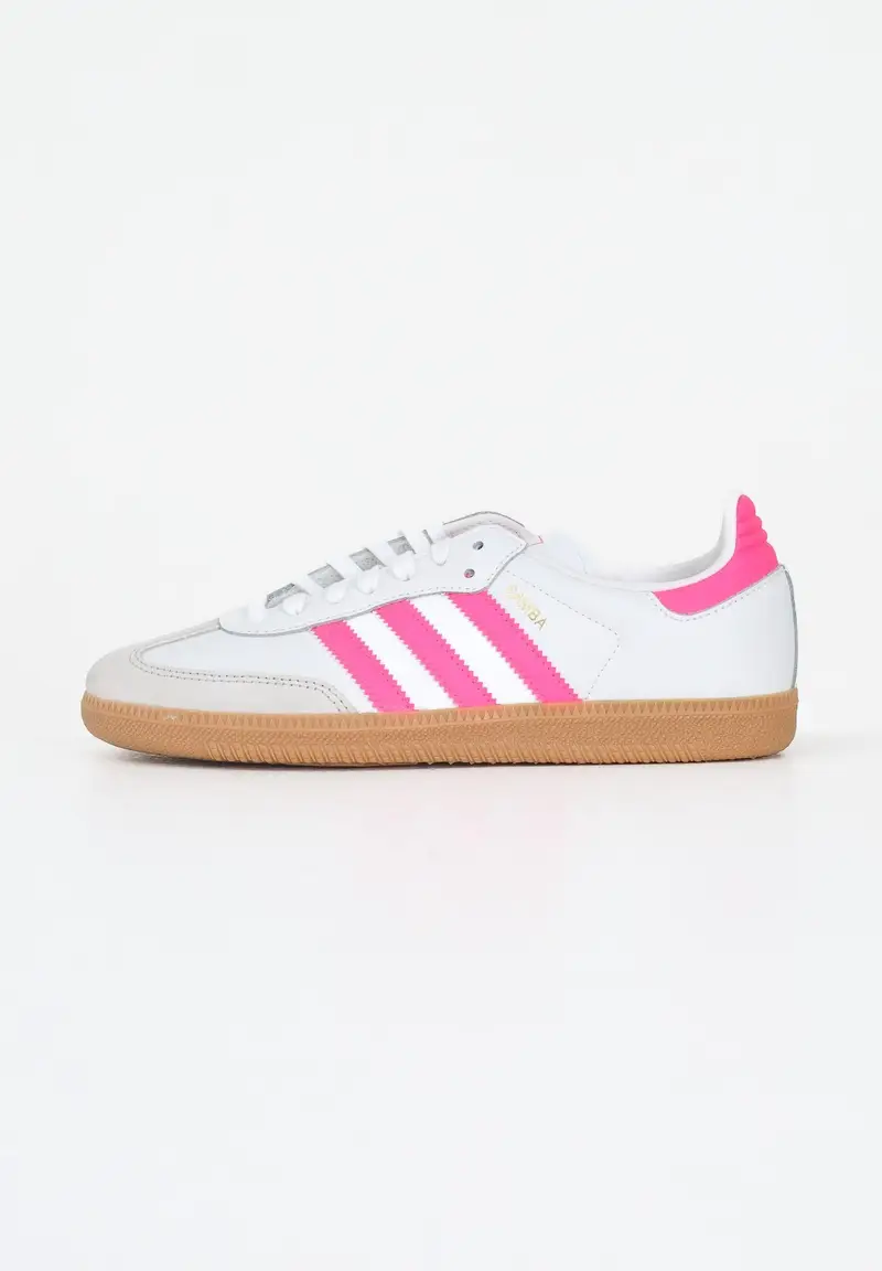 ADIDAS ORIGINALS Sneakers Samba OG bianche e fluo da donna