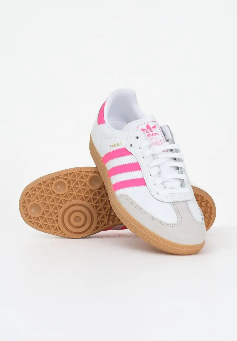 ADIDAS ORIGINALS Sneakers Samba OG bianche e fluo da donna miniatura 3