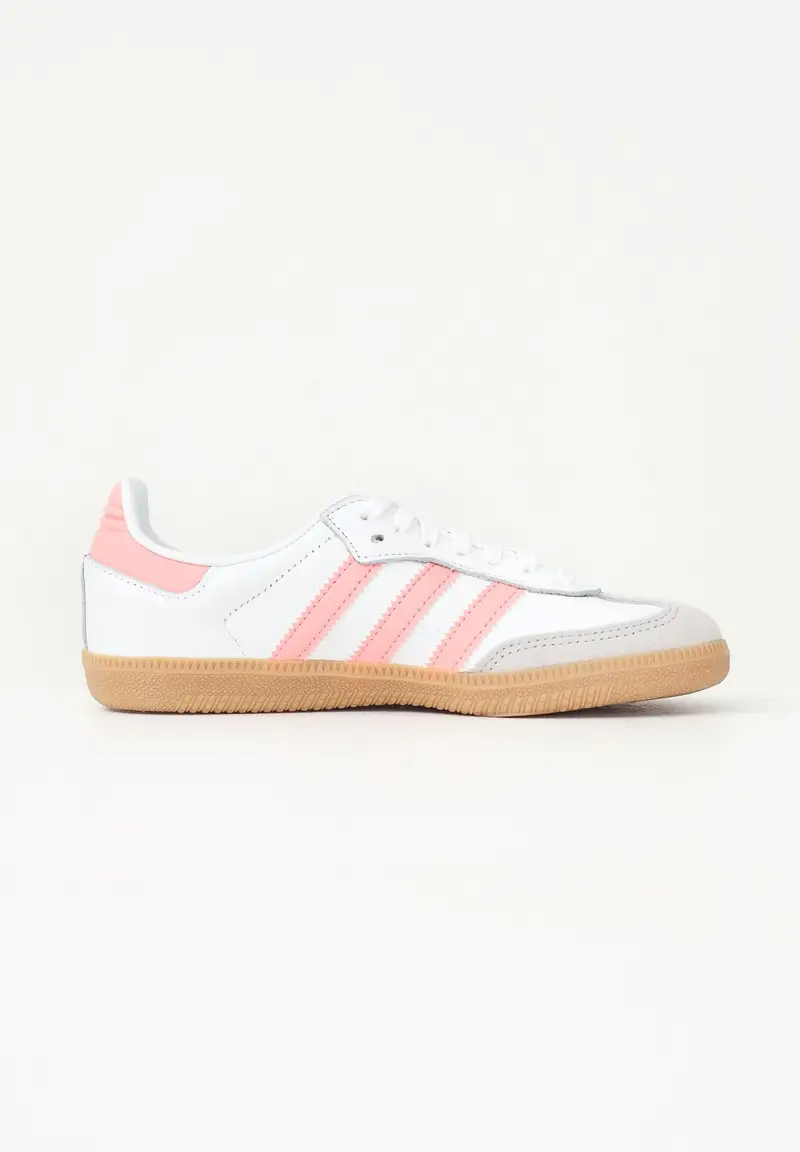 ADIDAS ORIGINALS Sneakers Samba OG bianche e rosa da bambina miniatura 2