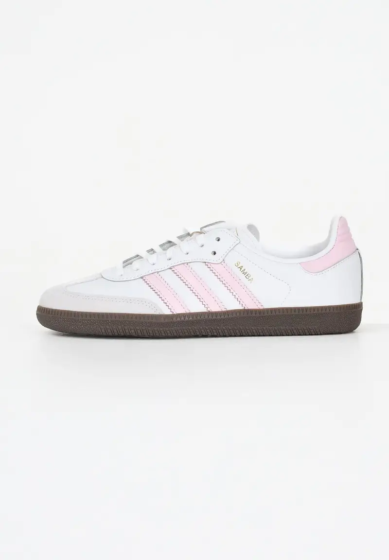 ADIDAS ORIGINALS Sneakers Samba OG bianche e rosa da donna
