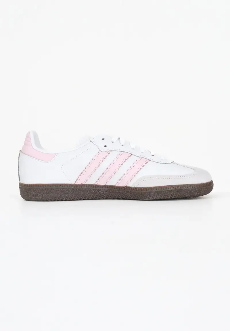 ADIDAS ORIGINALS Sneakers Samba OG bianche e rosa da donna miniatura 2
