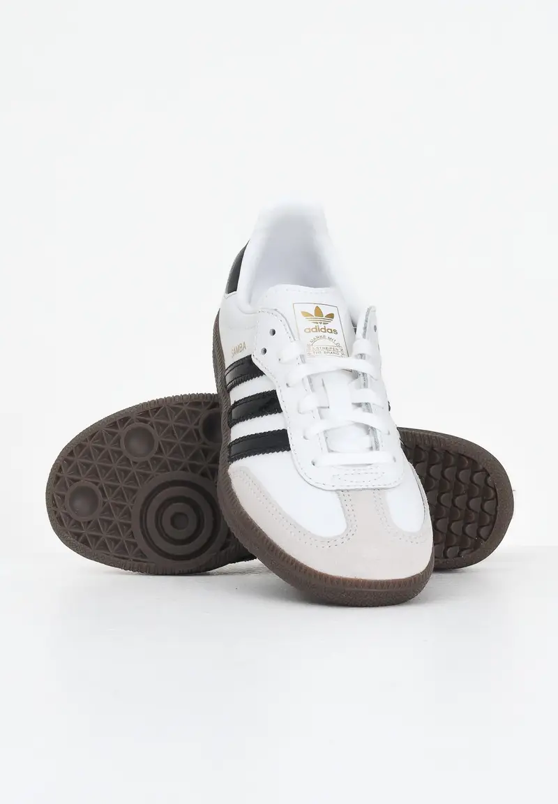 ADIDAS ORIGINALS Sneakers Samba OG bianche per bambino e bambina miniatura 3