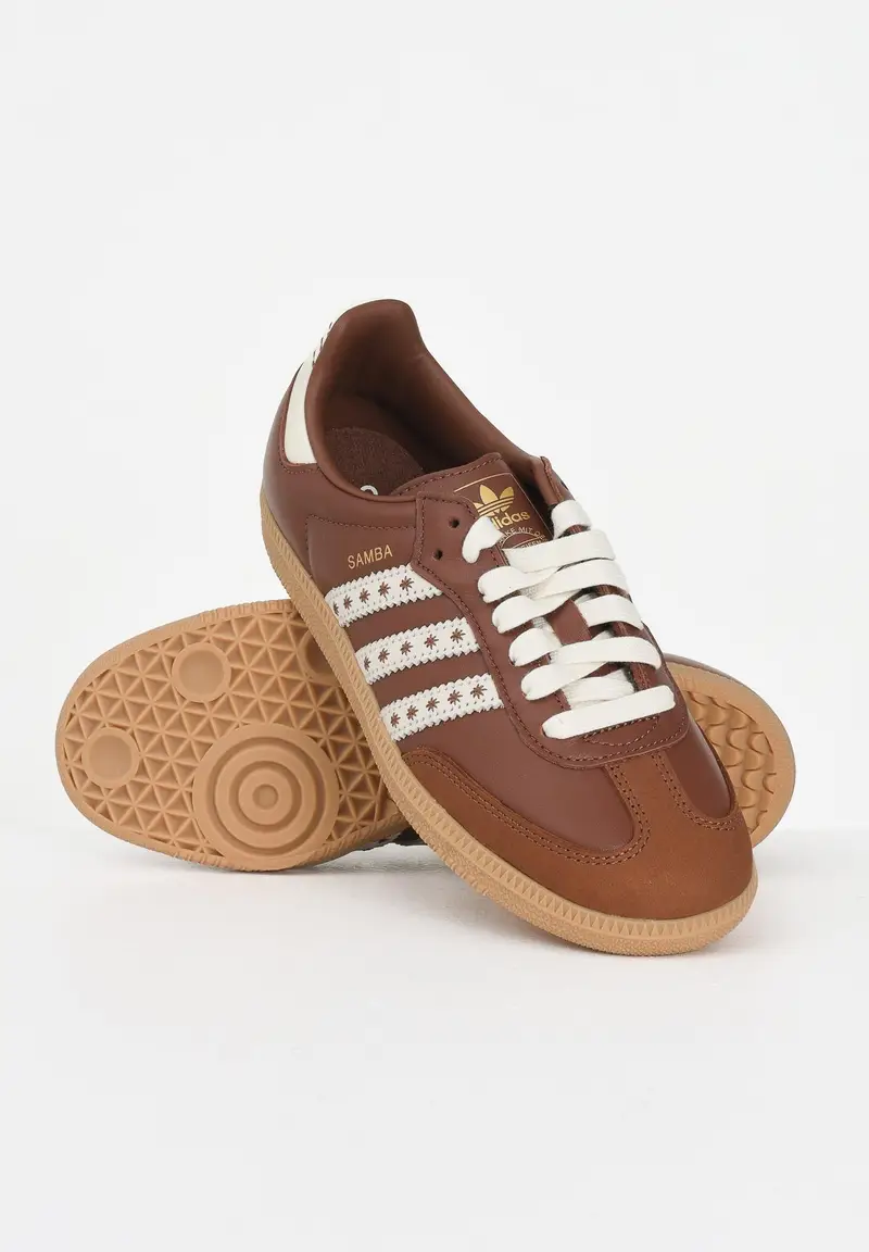 ADIDAS ORIGINALS Sneakers Samba OG marroni da donna miniatura 3