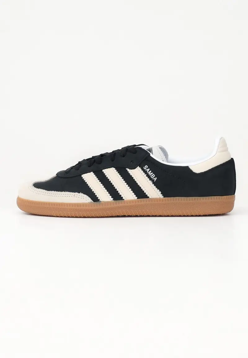 ADIDAS ORIGINALS Sneakers SAMBA OG nere e panna per uomo e donna