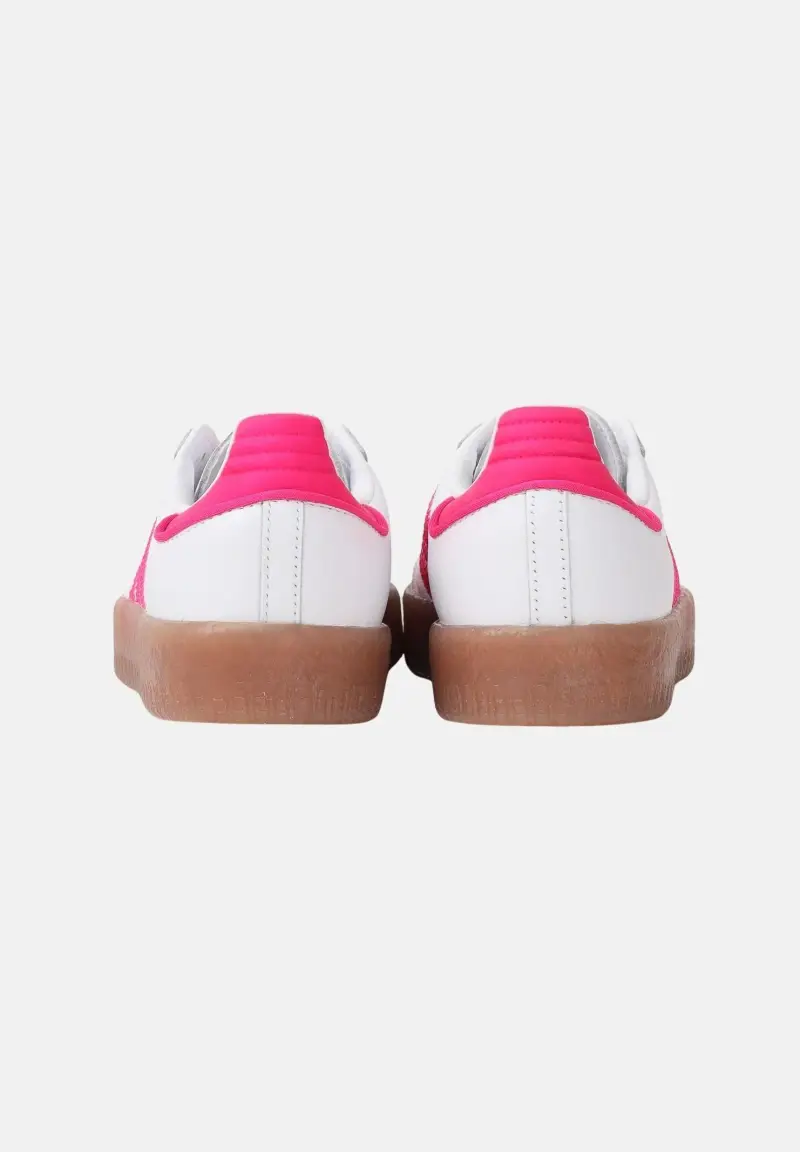 Sneakers Sambae bianche e fucsia da donna miniatura 2