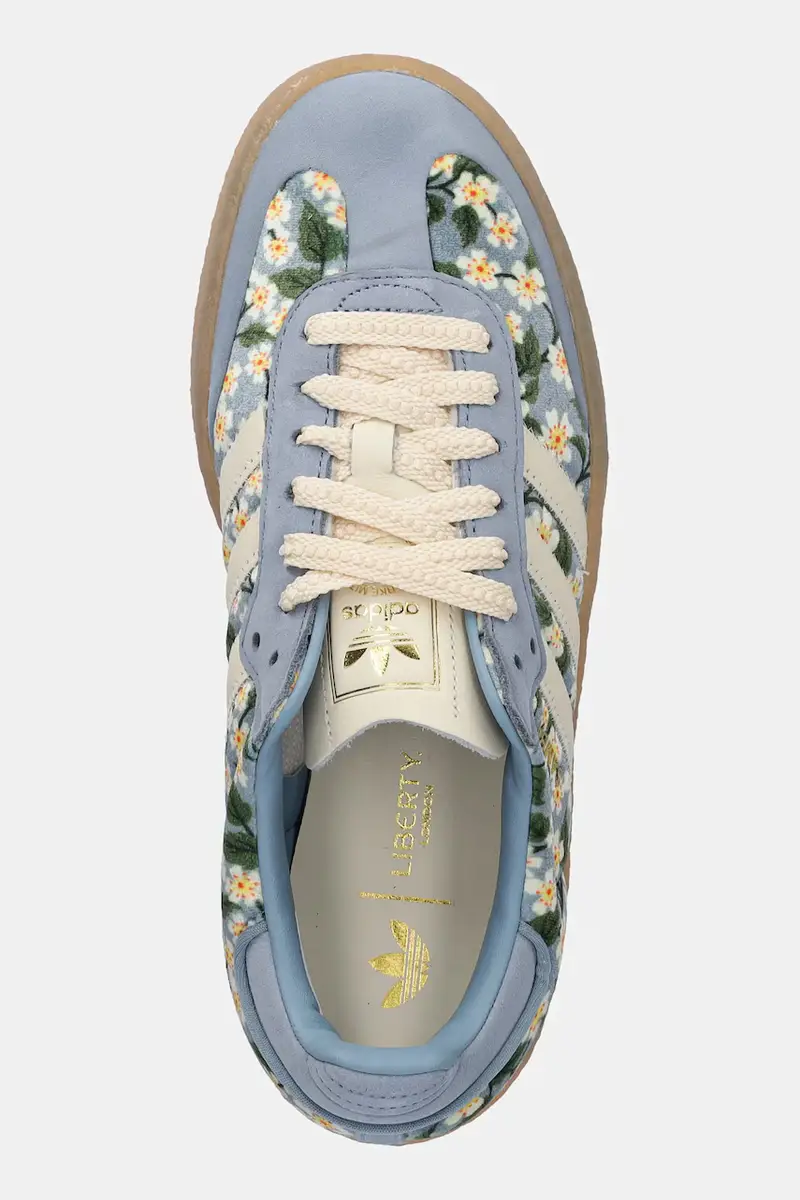 sneakers Sambae donna colore blu JQ6046 miniatura 4