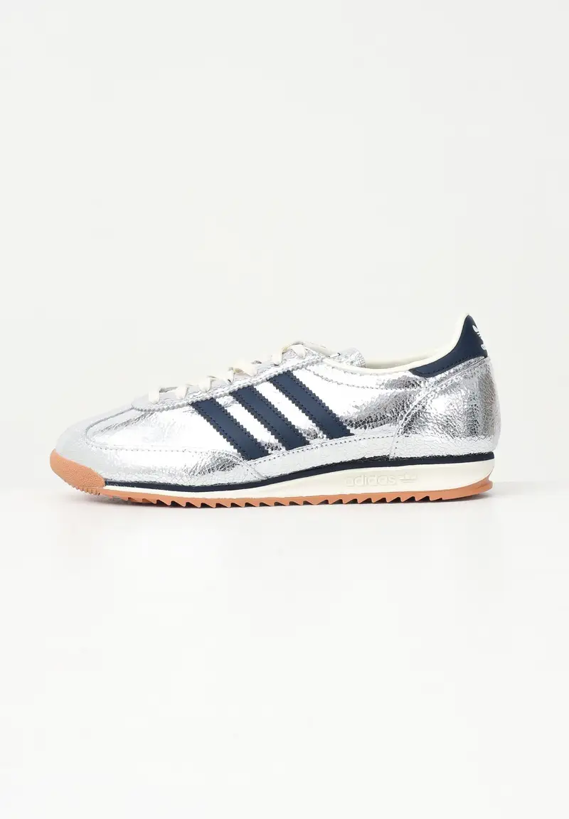 ADIDAS ORIGINALS Sneakers SL 72 OG argento e blu da donna