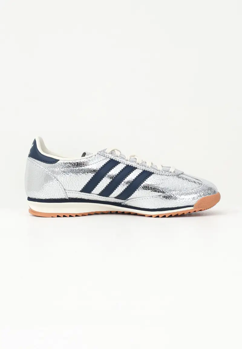 ADIDAS ORIGINALS Sneakers SL 72 OG argento e blu da donna miniatura 2