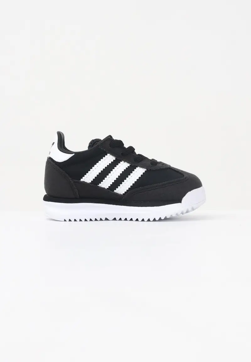 ADIDAS ORIGINALS Sneakers SL 72 RS Elastic Laces nere da neonato miniatura 2