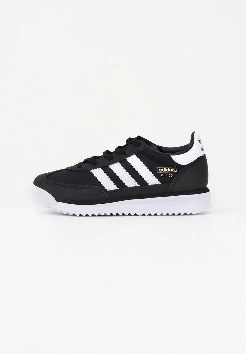 ADIDAS ORIGINALS Sneakers SL 72 RS Elastic Laces nere per bambino e bambina