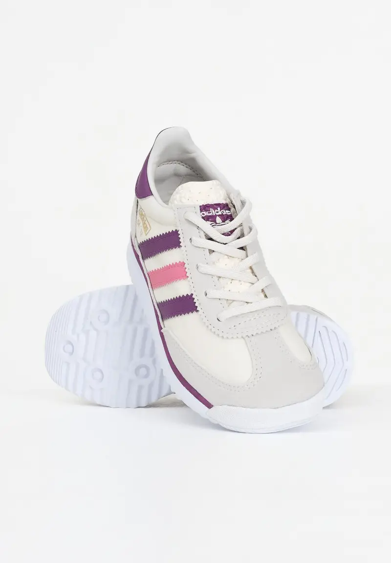 ADIDAS ORIGINALS Sneakers SL 72 RS Elastic Laces panna da bambina miniatura 3