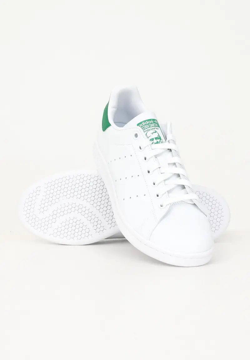 ADIDAS ORIGINALS Sneakers Stan Smith bianche e verdi per uomo e donna miniatura 3