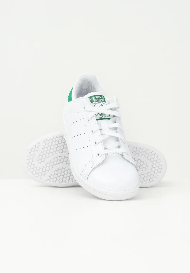 ADIDAS ORIGINALS Sneakers Stan Smith bianche per bambino e bambina miniatura 3