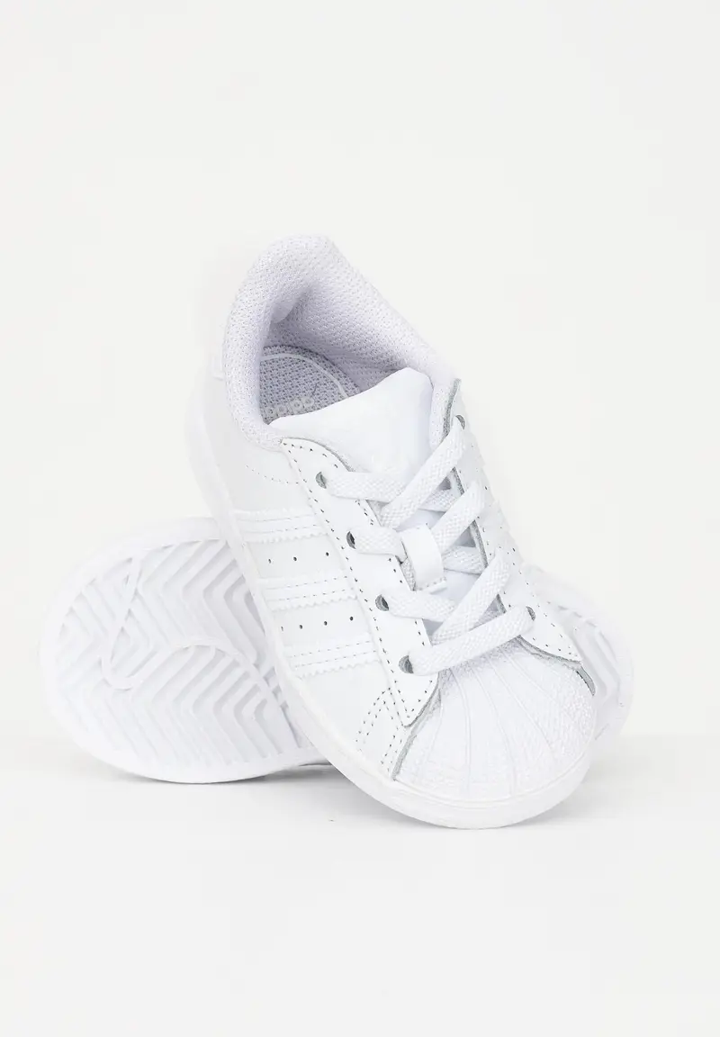 ADIDAS ORIGINALS Sneakers Superstar bianche da neonato miniatura 3
