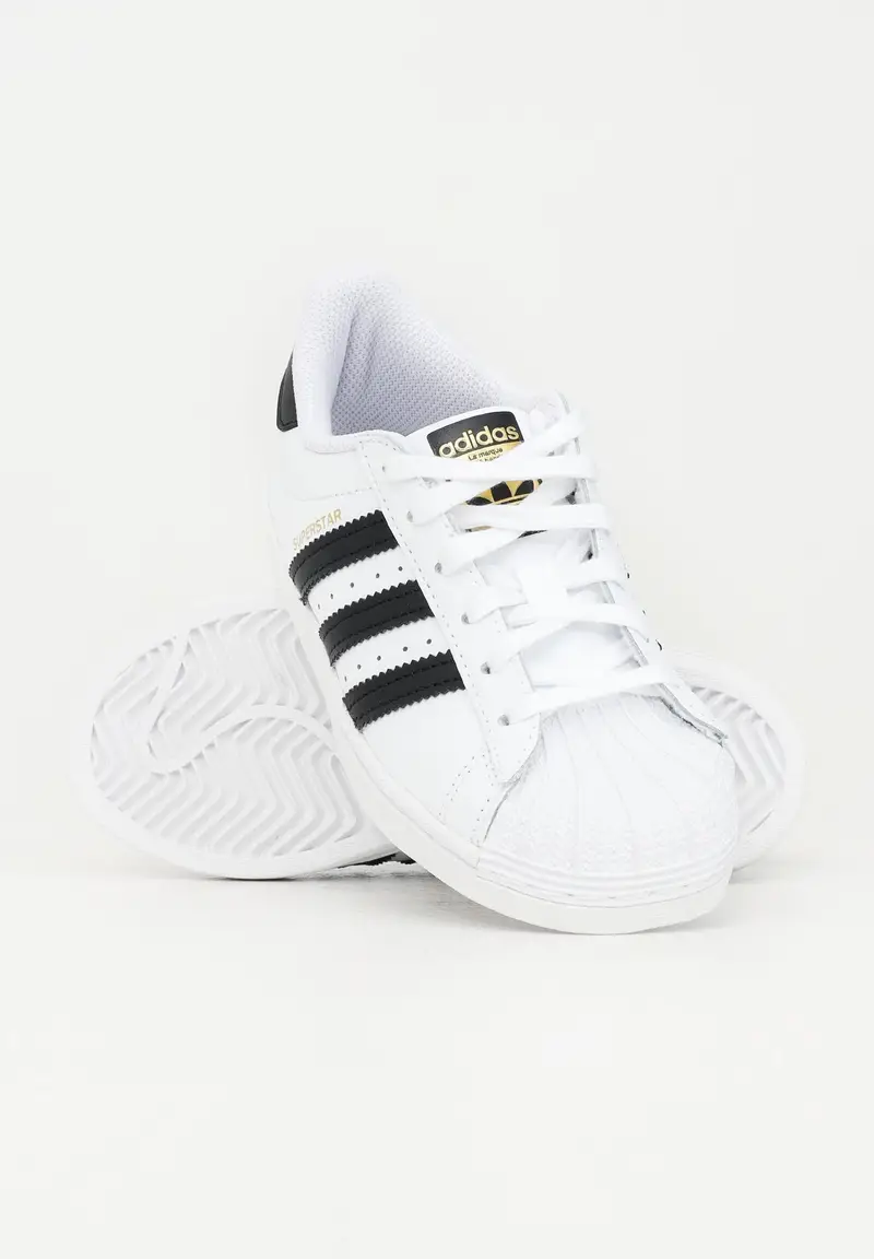 ADIDAS ORIGINALS Sneakers SUPERSTAR bianche per bambino e bambina miniatura 3