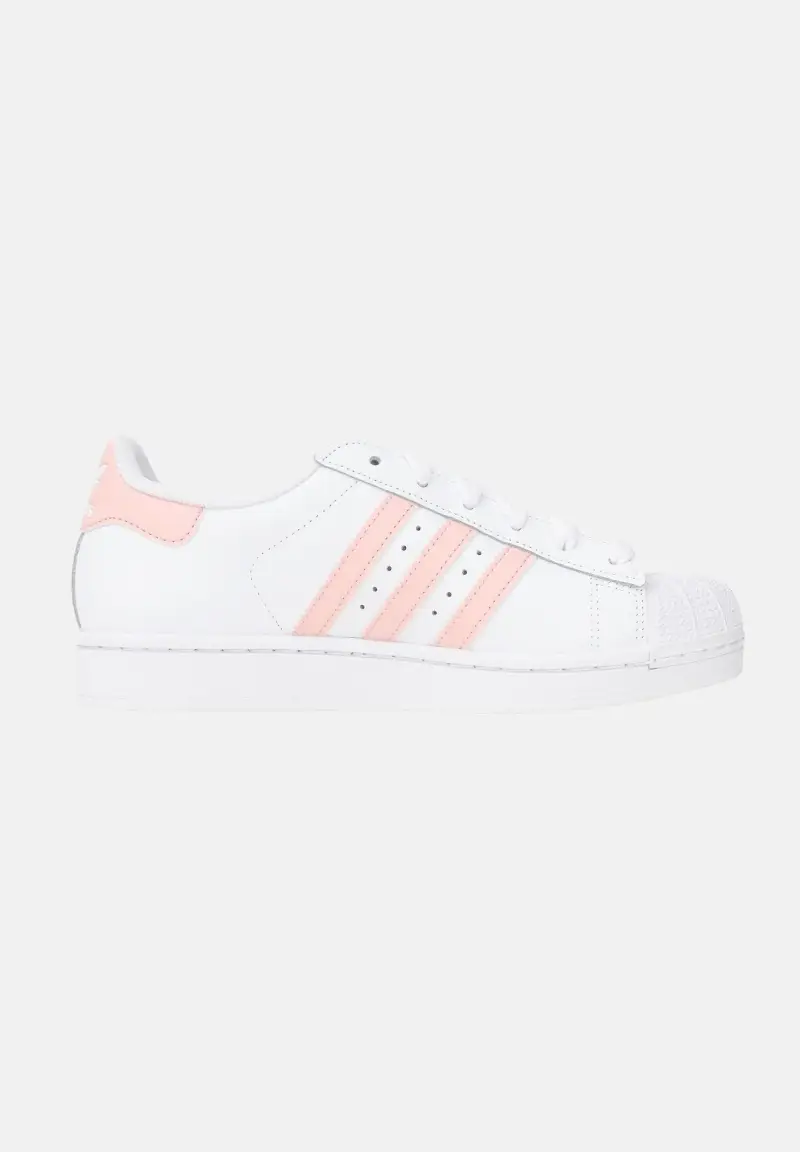 Sneakers Superstar II bianche e rosa da donna miniatura 3