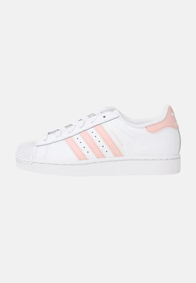 Sneakers Superstar II bianche e rosa da donna