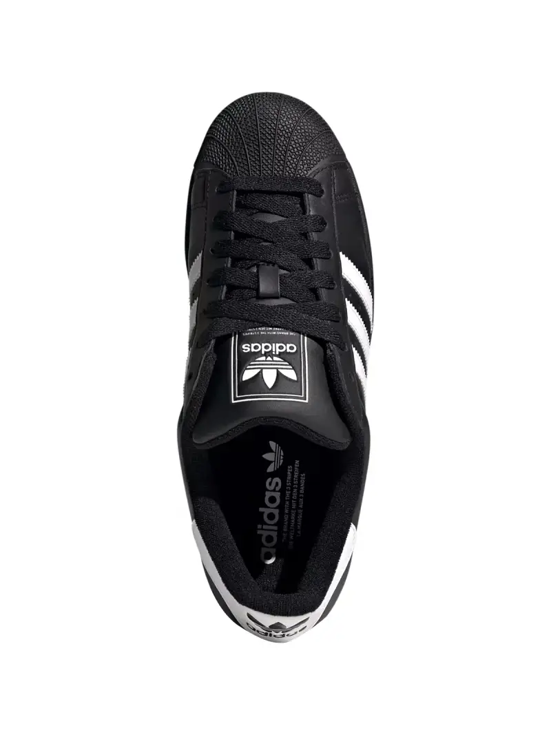 Adidas Originals Sneakers Superstar nere in pelle miniatura 2