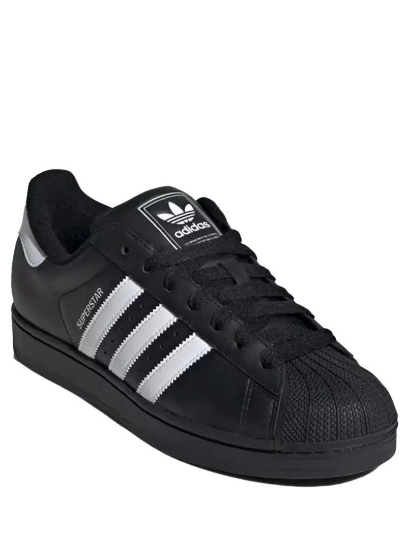 Adidas Originals Sneakers Superstar nere in pelle miniatura 3
