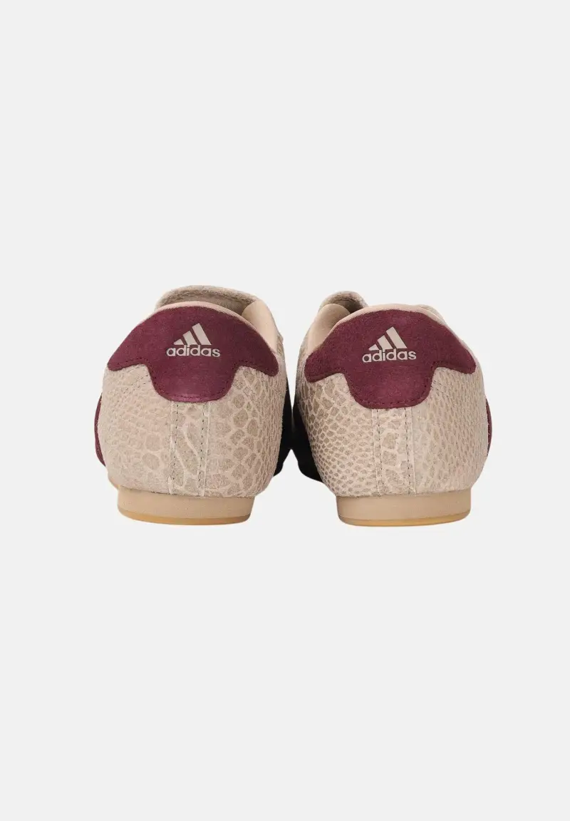 Sneakers TAEKWONDO beige e bordeaux da donna miniatura 2