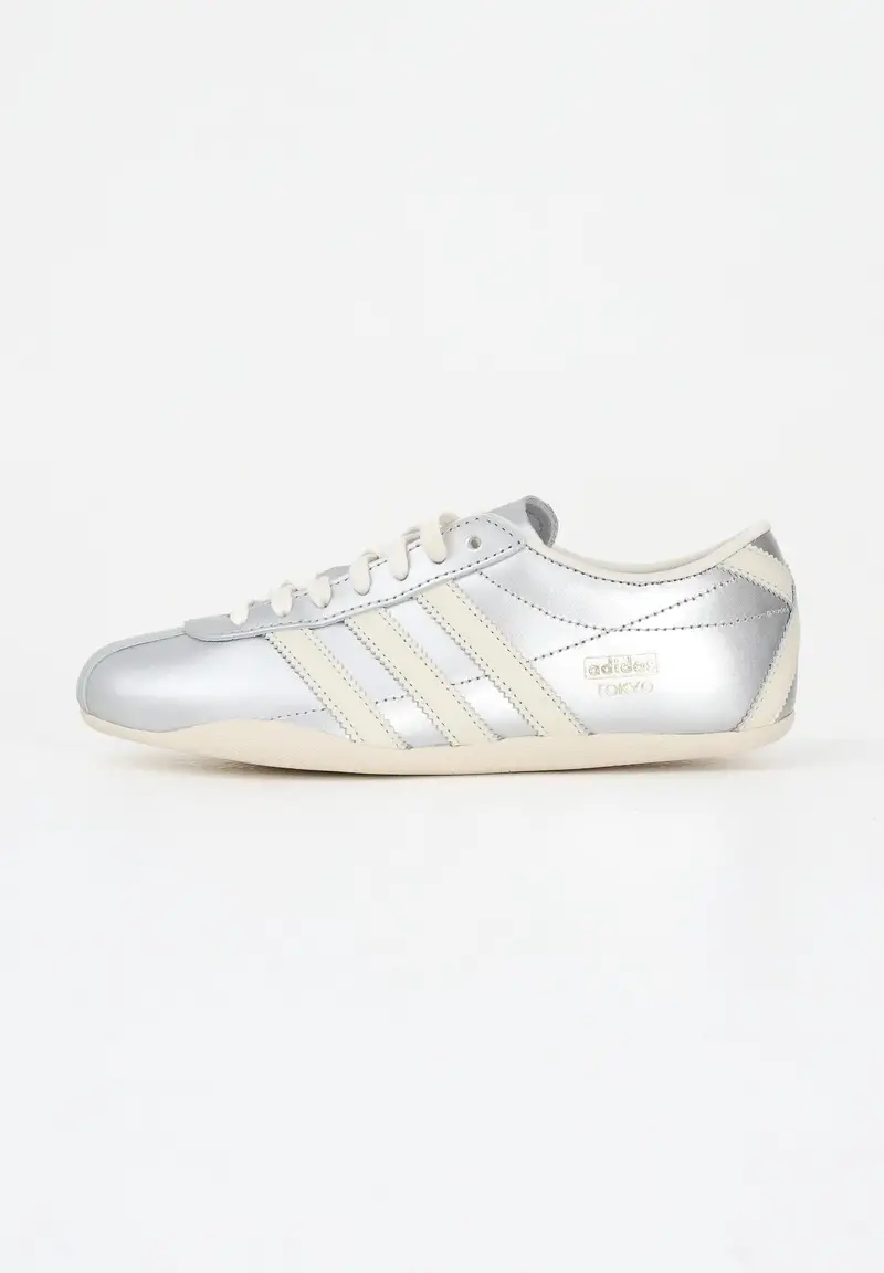 Sneakers Tokyo argento da donna