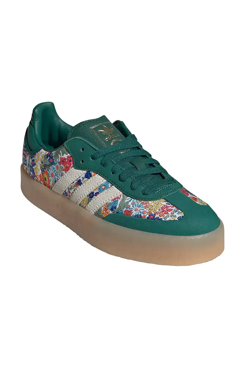 sneakers x Liberty London Sambae donna colore verde JH7289 miniatura 2
