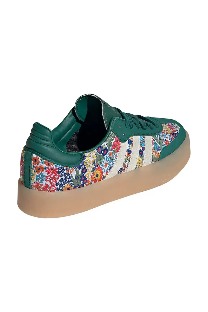 sneakers x Liberty London Sambae donna colore verde JH7289 miniatura 3