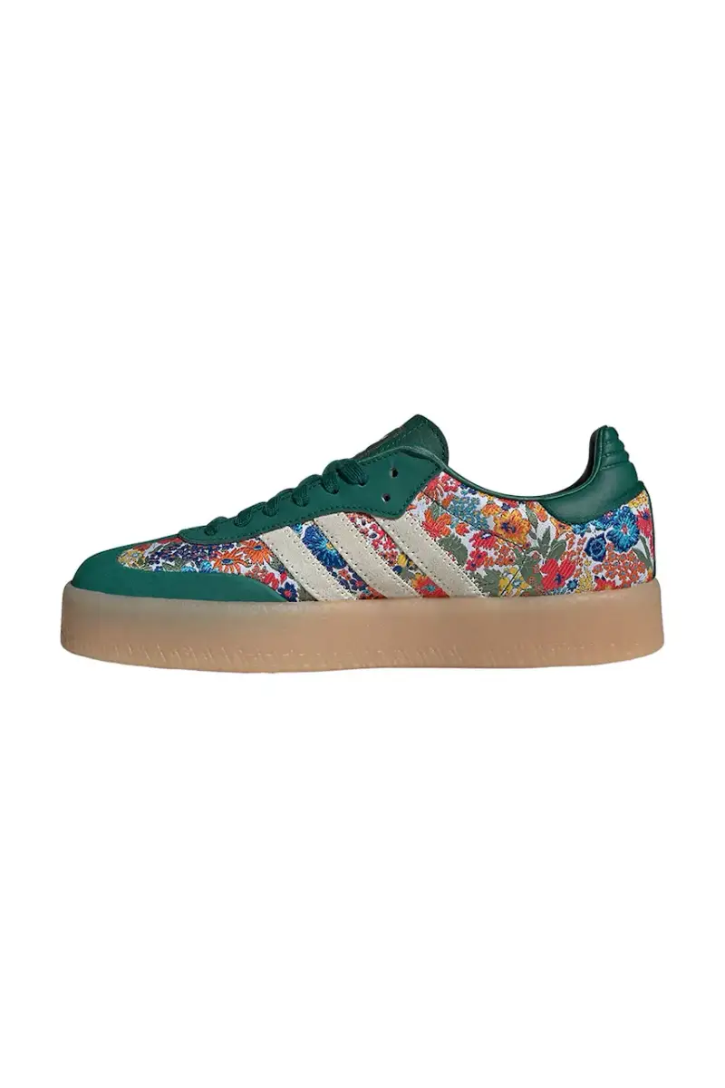 sneakers x Liberty London Sambae donna colore verde JH7289 miniatura 4
