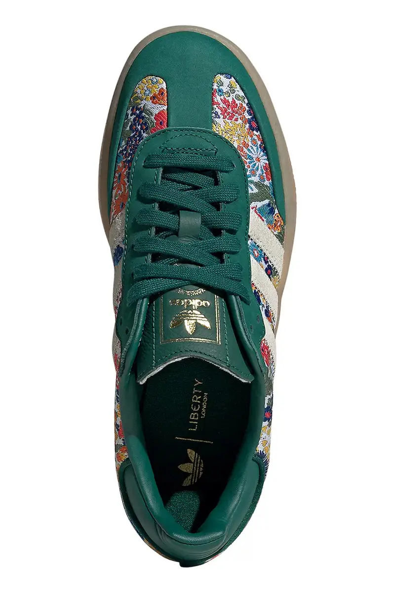 sneakers x Liberty London Sambae donna colore verde JH7289 miniatura 5