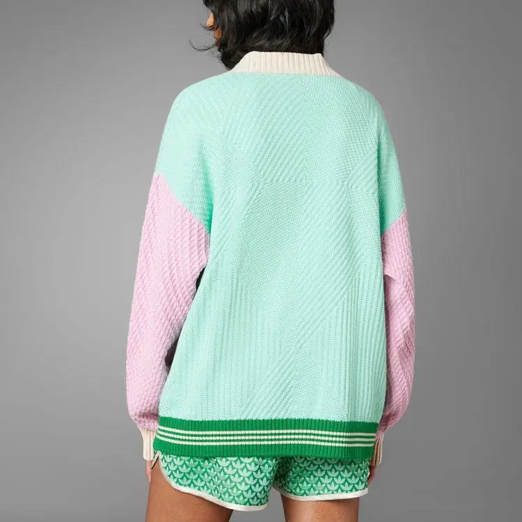 Adidas Cardigan Donna Verde 4159005 miniatura 3