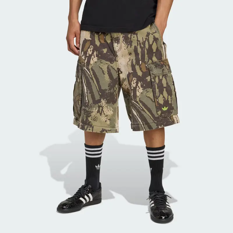 Adidas Pantaloni cargo Uomo Verde 4180061 miniatura 4