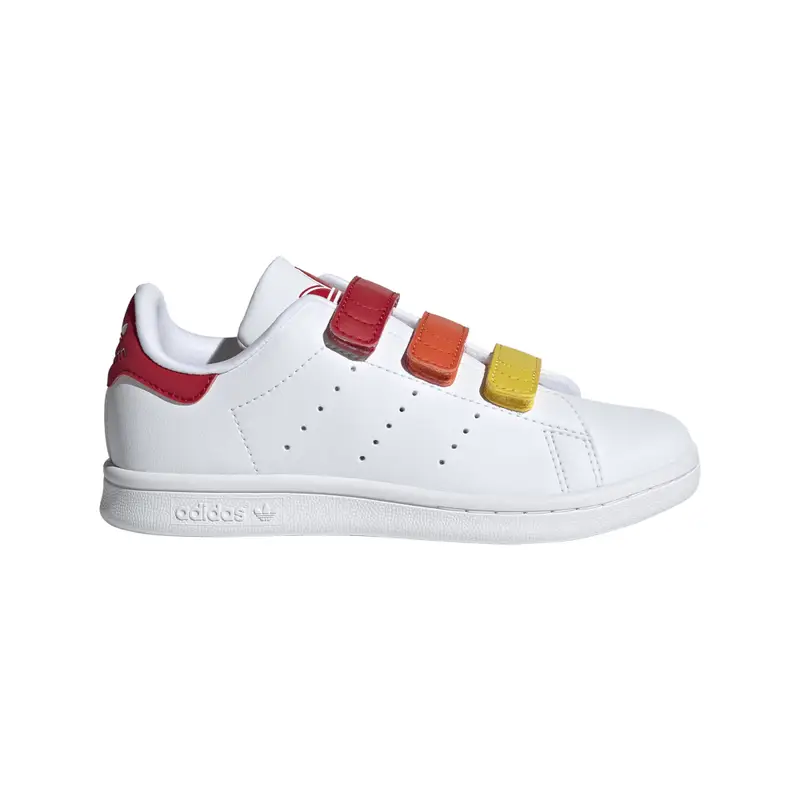 Stan Smith Ps Bianco Rosso - Sneakers Bambino EUR 28,5